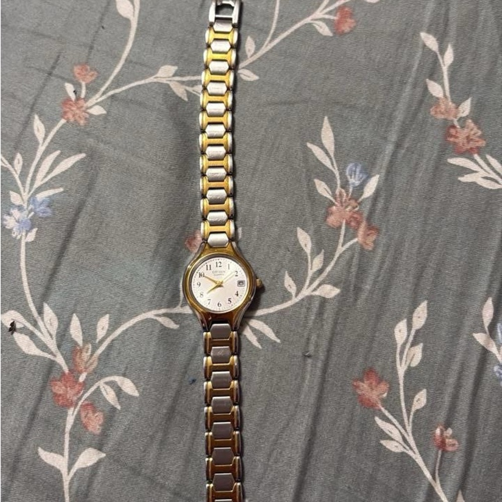 Gold and Silver Two-Tone Watch
